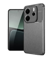 Redmi Note 14 4G Kılıf Auto Focus Karbon Kapak - Gri