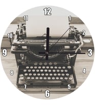 Cakatablo  Remington Eski Daktilo Duvar Saati