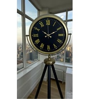 Vintage Roma Rakamlı Modern Tripod Ayaklı Saat