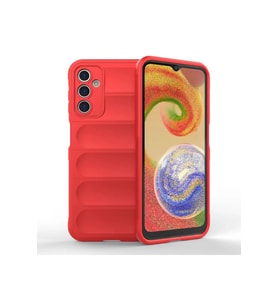 Newface Samsung Galaxy A14 4G Kılıf Optimum Silikon - Kırmızı