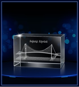 3d Kristal Boğaziçi Köprüsü (Gerçek 3 Boyutlu Görüntü)