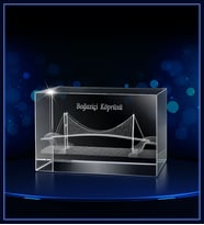 3d Kristal Boğaziçi Köprüsü (Gerçek 3 Boyutlu Görüntü)
