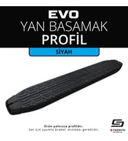 Evo Siyah Yan Basamak Profil 263 Cm