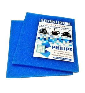 Arçelik Uyumlu S 7534A Elektrikli Süpürge Sünger Filtre 2 li