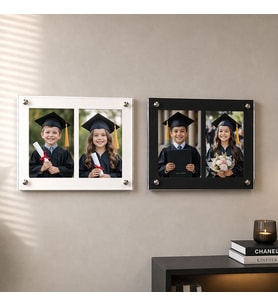 Kişiye Özel İsimli Akrilik İkili Fotoğraf Çerçevesi
