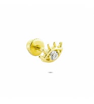 Glorria Altın Göz Helix Piercing