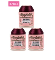 3 Adet Altınbaşak Oya ve Dantel İpi 20 gr - Royaleks - No: 032