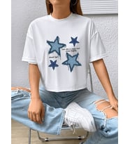 Eternal Light Baskılı Tasarım Tshirt (A.Beyaz)