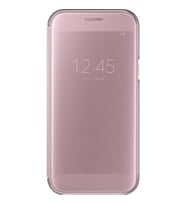 Galaxy A5(2017) ile Uyumlu Clear View Cover Kılıf Pembe EF-ZA520CPEGWW