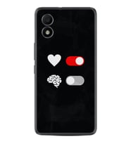 TCL 303 Kılıf Silikon Desen Özel Seri Love Brain 1722