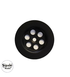 Sipahi Marble Siyah Lavabo Süzgeci