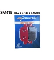 Rks Arka Fren Disk Balatası Sfa415 A Kalite Newlight 125 Pro; Arora Max-T, Beatrix; Kanuni Seha