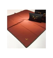 Degrade Desen Black Seri Twill Eşarp Eşarp Askısı ile Birlikte 90x90 cm Kiremit-