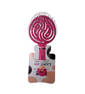 Lionesse Yuvarlak Maze Brush Saç Fırçası Koyu Pembe