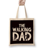 The Walking Dad Son Father Papa Daddy Stepdad Fatherhood Bez Çanta Uzun Saplı