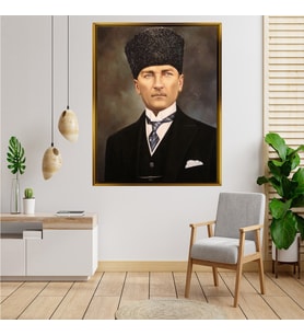 ÇERÇEVELİ ATATÜRK TABLO S573