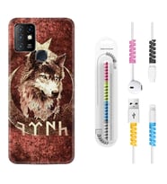 INFINIX Hot 8 9 10 11S Hot 10 Play 10T Kılıf Kablo Koruma Spiral Silikon Göktürk 3 1412