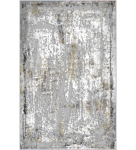 Eliana Home Baskılı, Yıkanabilir Kaymaz Taban Salon Halısı LNA0283-SM10 100x150 cm (Gri)