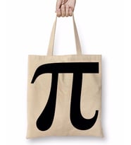 Pi Sayisi Mathematica Matematik Özel Tasarim Pi Günü Bez Çanta Uzun Saplı