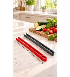 Silikon Mutfak Servis Ve Kızartma Maşası - 29 Cm Büyük Boy 2-adet