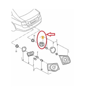 Jetta 2006-2011 Iç Stop Ampul Duyu -oem- Uyumlu