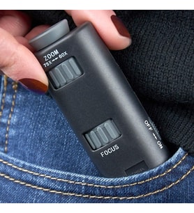 Lexroo mm Taschen-Mikroskop LED