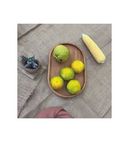 Doğal Ahşap Çerezlik Ve Sunum Tabağı - Kayın C005