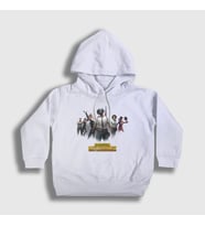 Presmono Unisex Çocuk Beyaz Team Pubg Kapüşonlu Sweatshirt 30727tt (Beyaz)