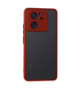 Xiaomi Mi 13t Pro Kılıf Montreal Silikon Kapak - Kırmızı