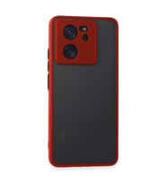 Xiaomi Mi 13t Pro Kılıf Montreal Silikon Kapak - Kırmızı