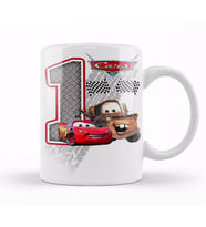 Şimşek Mcqueen 1 Bir Yaş Hediyesi Kupa Bardak Porselen
