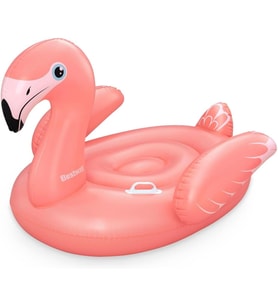 Bestway Pink Flamingo Yüzme Havuzu, Çocuklar Için Şişirilebilir Binicilik, Saplı