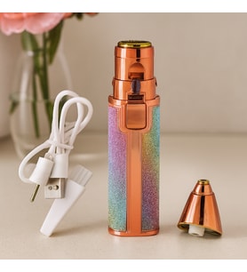 USB Şarjlı 2-in-1 Burun ve Yanak Tüy Alma Makinesi