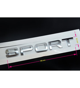 RANGE ROVER UYUMLU ' SPORT ' YAZI-ARMA