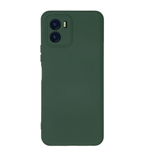 Vivo Y15s Kılıf Nano İçi Kadife Silikon - Koyu Yeşil