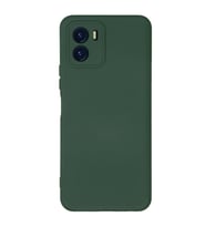 Vivo Y15s Kılıf Nano İçi Kadife Silikon - Koyu Yeşil