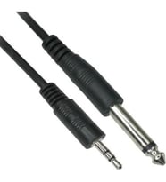 D-Sound 1.5 Metre 3.5 mm. Stereo (Erkek) - 6.35 mm. Mono (Erkek)