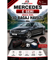 Mercedes E Seri W212 Rampali 2010 - 2015 Araca Özel 3D Bagaj Havuzu