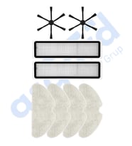Dreame D10S, D10S PRO, D9 MAX GEN2 Uyumlu 2 Yan Fırça 2 Filtre 4 Mop PKT-iasgf0000260