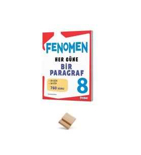 Fenomen LGS 8. Sınıf 2027 Her Güne Bir Paragraf Soru Bankası + Telefon Standı