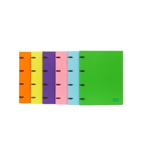Önder Rainbow Colors A4 4 Halka Öğrenci Klasörü Mor (Karışık)
