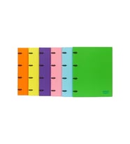 Önder Rainbow Colors A4 4 Halka Öğrenci Klasörü Mor (Karışık)