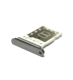 Samsung Galaxy S23 Fe Sim Yuvası Sim Kart Tepsisi Çift Yedek S23Fe Sim Kart Yuvası Tutucu Siyah