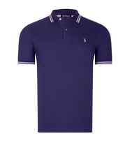 T8594 DEWBERRY ERKEK T-SHIRT-KOYU MOR