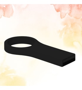 KİŞİYE ÖZEL İSİM BASKILI METAL KUTULU METAL USB BELLEK 2.0 32GB (Siyah)