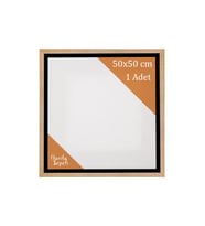 Gold Çerçeveli 50x50 cm Boş Tuval Tablo