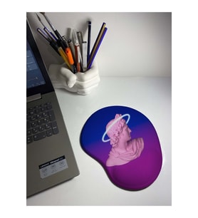 Retro 3d 1802 Bilek Destekli Mouse Pad