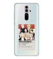 Redmi Note 8 Pro Uyumlu Tokyo Revengers Poster Tasarımlı Şeffaf Telefon Kılıfı