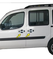 Fiat Doblo Krom Dış Kapı Kolu 2000-2010 Arası Paslanmaz Çelik