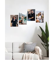 Kişiye Özel 4 Fotoğraflı Dikdörtgen Mdf Tablo